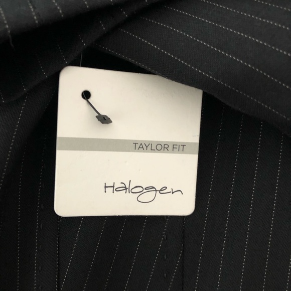 Halogen Three Button Pinstripe Blazer - Picture 8 of 15